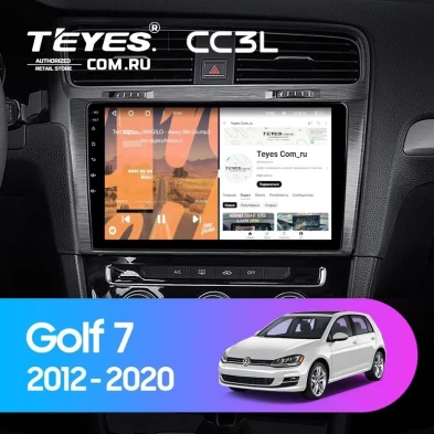 Штатная магнитола Teyes CC3L 4/32 Volkswagen Golf 7 MK7 (2012-2020) F1