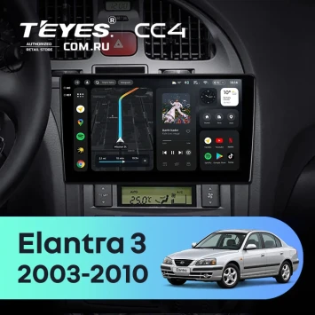 Штатная магнитола Teyes CC4 6/64 Hyundai Elantra 3 (2003-2010) (0din)