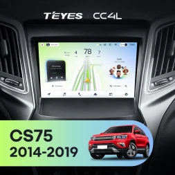 Штатная магнитола Teyes CC4L 6/64 с DTS Changan CS75 (2014-2019)
