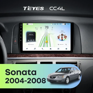 Штатная магнитола Teyes CC4L 6/64 с DTS Hyundai Sonata NF (2004-2008)