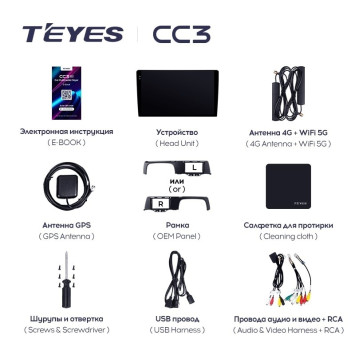 Штатная магнитола Teyes CC3L 4/32 Kia Sonet (2020-2022)