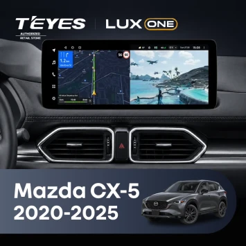 Штатная магнитола Teyes LUX ONE 4/64 Mazda CX-5 (2020-2025) (рынок США/Китай)
