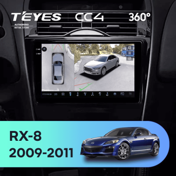 Штатная магнитола Teyes CC4 360 6/64 Mazda RX-8 SE (2009-2011)
