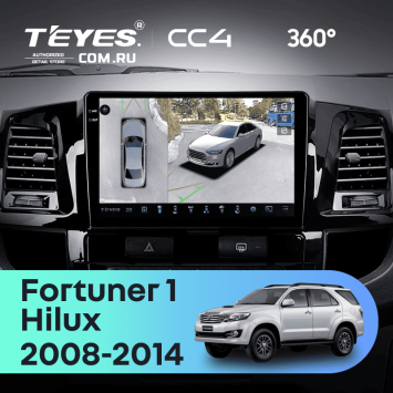 Штатная магнитола Teyes CC4 360 6/64 Toyota Fortuner (2008-2014) F1