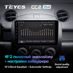 Штатная магнитола Teyes CC2 Plus 6/128 Mazda 2 DE (2007-2014)