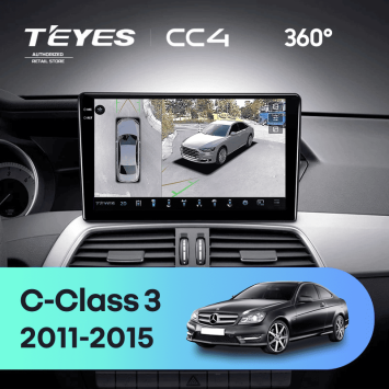 Штатная магнитола Teyes CC4 360 8/128 Mercedes-Benz C-Class W204 C204 S204 (2011-2015)