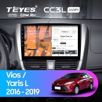 Штатная магнитола Teyes CC3L WiFi 2/32 Toyota Yaris L (2016-2019)