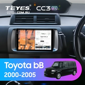 Штатная магнитола Teyes CC3 2K 6/128 Toyota bB 1 (2000-2005)