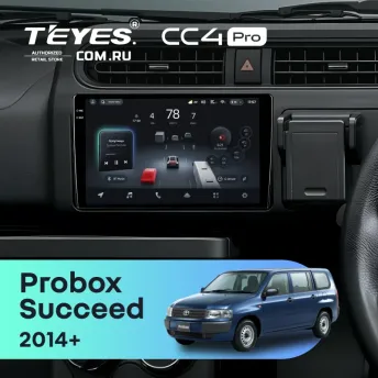 Штатная магнитола Teyes CC4 Pro 12/256 Toyota Probox (2014-)