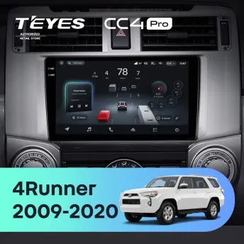 Штатная магнитола Teyes CC4 Pro 12/256 Toyota 4Runner 5 N280 (2009-2020)