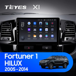 Штатная магнитола Teyes X1 4G 2/32 Toyota Fortuner (2008-2014) F2