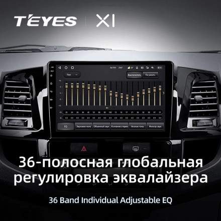 Штатная магнитола Teyes X1 4G 2/32 Toyota Fortuner (2008-2014) F2