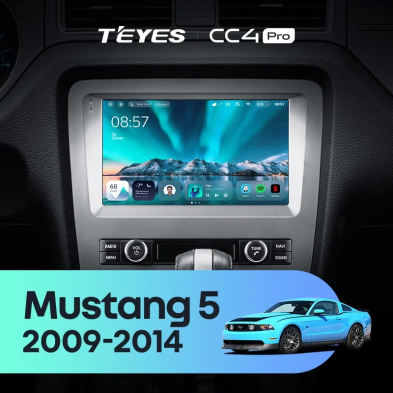 Штатная магнитола Teyes CC4 Pro 12/256 Ford Mustang 5 S-197 (2009-2014) F1