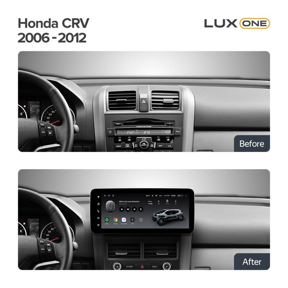 Переходная рамка Honda CR-V 3 RE (2006-2012) (12,3&quot;)