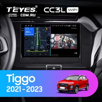 Штатная магнитола Teyes CC3L WiFi 2/32 Chery Tiggo 3x 1 (2021-2023)