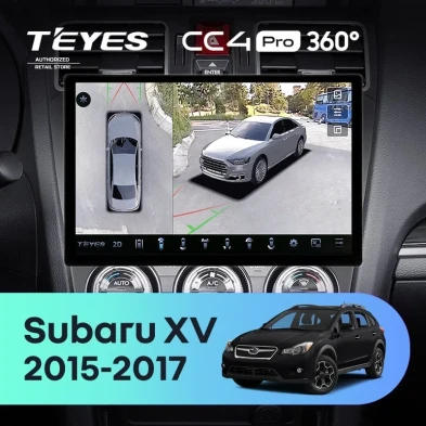 Штатная магнитола Teyes CC4 Pro 360 12/256 Subaru XV (2015-2017) F1 (11")