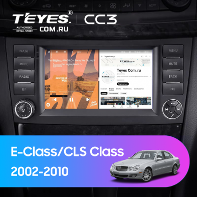 Штатная магнитола Teyes CC3 4/32 Mercedes-Benz CLS Class C219 (2004-2010) 7&quot;