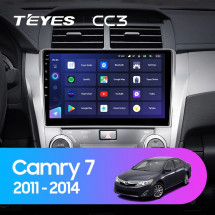 Штатная магнитола Teyes CC3 6/128 Toyota Camry 7 XV 50 55 (2011-2014) Тип-B