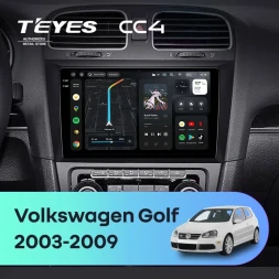 Штатная магнитола Teyes CC4 6/64 Volkswagen Golf (2003-2009)