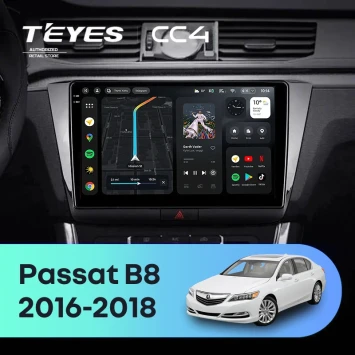 Штатная магнитола Teyes CC4 6/64 Volkswagen Passat B8 (2016-2018)