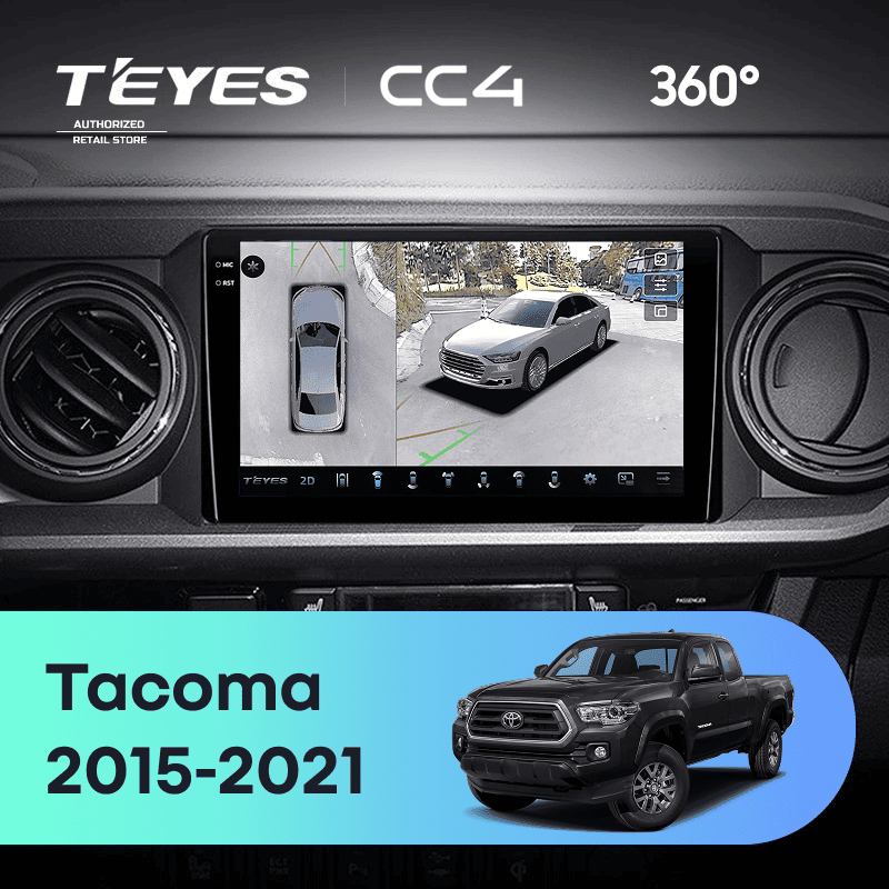 Штатная магнитола Teyes CC4 360 6/64 Toyota Tacoma N300 (2015-2021) F1