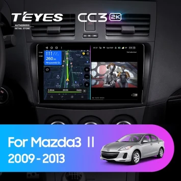 Штатная магнитола Teyes CC3 2K 6/128 Mazda 3 2 (2009-2013)