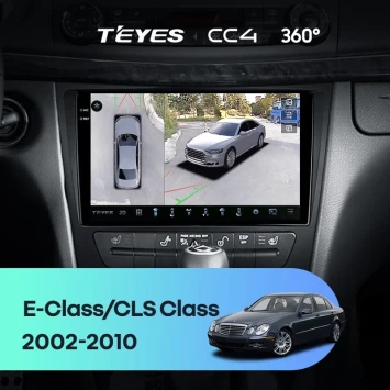 Штатная магнитола Teyes CC4 360 8/128 Mercedes-Benz C/CLK-Class S203 W203 W209 A209 (2000-2005) F1
