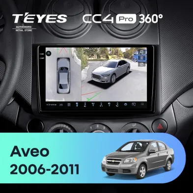 Штатная магнитола Teyes CC4 Pro 360 8/128 Chevrolet Aveo (2006-2011)