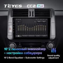 Штатная магнитола Teyes CC2L Plus 2/32 Toyota Land Cruiser Prado 150 (2009-2013) Тип-A