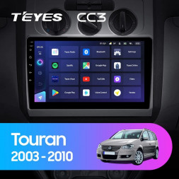 Штатная магнитола Teyes CC3 4/32 Volkswagen Touran 1 (2003-2010) F1