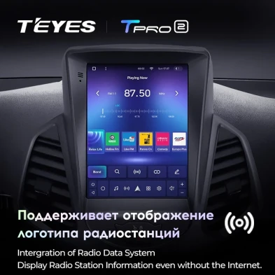 Штатная магнитола Tesla style Teyes TPRO 2 4/32 Ford EcoSport (2014-2018)