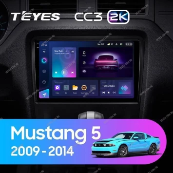Штатная магнитола Teyes CC3 2K 360 6/128 Ford Mustang 5 S-197 (2009-2014) F1