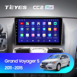 Штатная магнитола Teyes CC2 Plus 6/128 Chrysler Grand Voyager 5 (2011-2015)