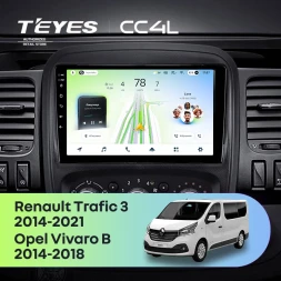 Штатная магнитола Teyes CC4L 6/64 с DTS Opel Vivaro B (2014-2018)