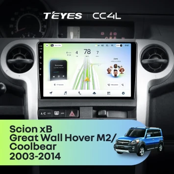 Штатная магнитола Teyes CC4L 6/64 с DTS Great Wall Hover M2 Coolbear (2009-2014)