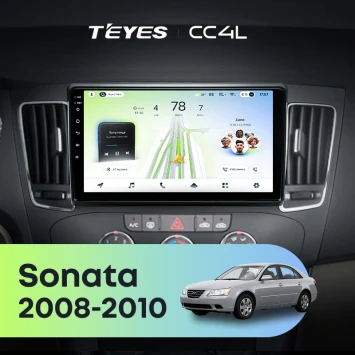 Штатная магнитола Teyes CC4L 6/64 с DTS Hyundai Sonata NF (2008-2010) F1