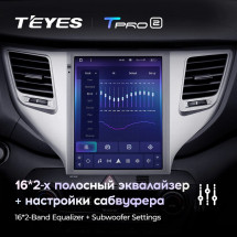 Штатная магнитола Tesla style Teyes TPRO 2 4/64 Hyundai Tucson 3 2015-2018 Тип-В