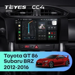Штатная магнитола Teyes CC4 6/64 Subaru BRZ (2012-2016)