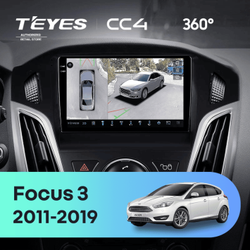Штатная магнитола Teyes CC4 360 6/64 Ford Focus 3 (2011-2019) F2