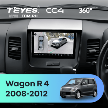 Штатная магнитола Teyes CC4 360 8/128 Suzuki Wagon R 4 (2008-2012)