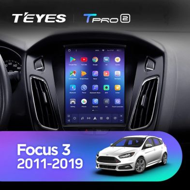 Штатная магнитола Tesla style Teyes TPRO 2 4/32 Ford Focus 3 Mk 3 (2011-2019)