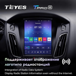 Штатная магнитола Tesla style Teyes TPRO 2 4/32 Ford Focus 3 Mk 3 2011-2019