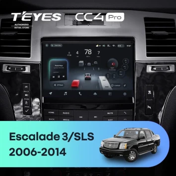 Штатная магнитола Teyes CC4 Pro 8/128 Cadillac Escalade 3 (GMT900) (2006-2014)