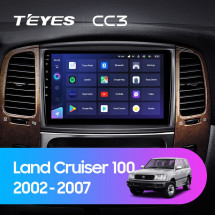 Штатная магнитола Teyes CC3 6/128 Toyota Land Cruiser LC 100 (2002-2007) Тип-B