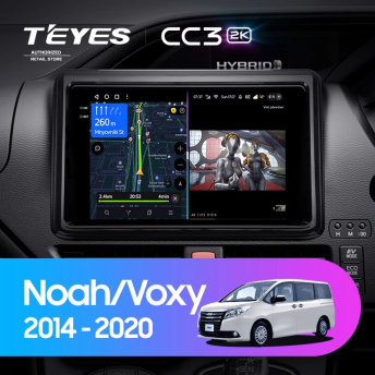 Штатная магнитола Teyes CC3 2K 360 6/128 Toyota Voxy III R80 (2014-2020)