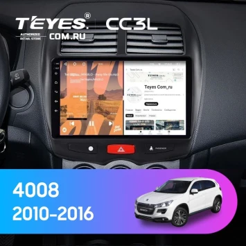 Штатная магнитола Teyes CC3L 4/32 Peugeot 4008 (2010-2016) F1 Тип-B