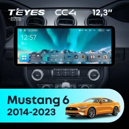 Штатная магнитола Teyes CC4 12.3" 8/128 Ford Mustang 6 S550 (2014-2023)