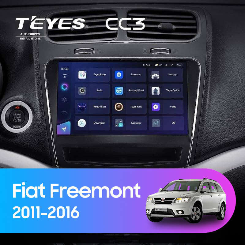 Штатная магнитола Teyes CC3 4/32 Fiat Freemont (2011-2016)