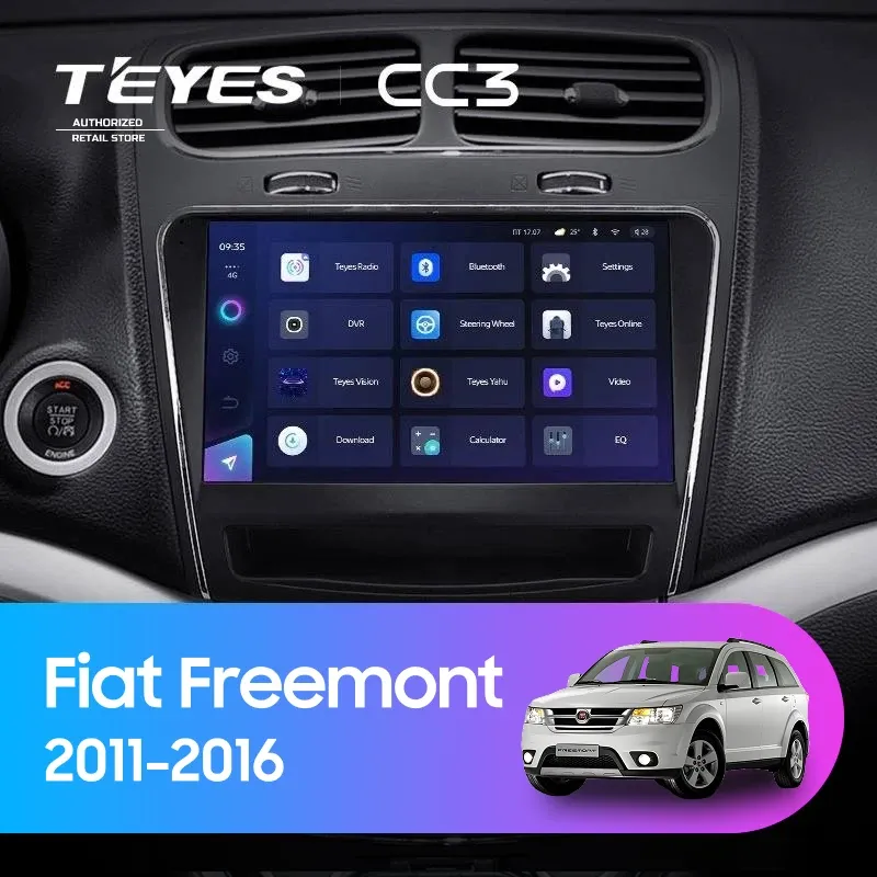 Штатная магнитола Teyes CC3 4/32 Fiat Freemont (2011-2016)