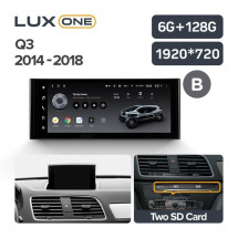 Штатная магнитола Teyes LUX ONE Audi Q3 8U (2014-2018) (В)
